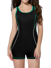 Beautyin Women Athletic One Piece Boyleg Racerback Swimming Suits Bathing Suit
