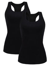 Women Tank Top with Shelf Bra Racerback Workout Yoga Top Undershirt
