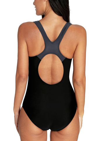 Women Athletic Swimming Bathing Suit Women's Pro One Piece Swimsuit
